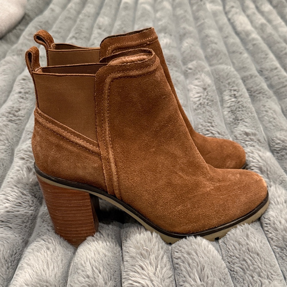 Crevo Brown Suede Ankle Boots